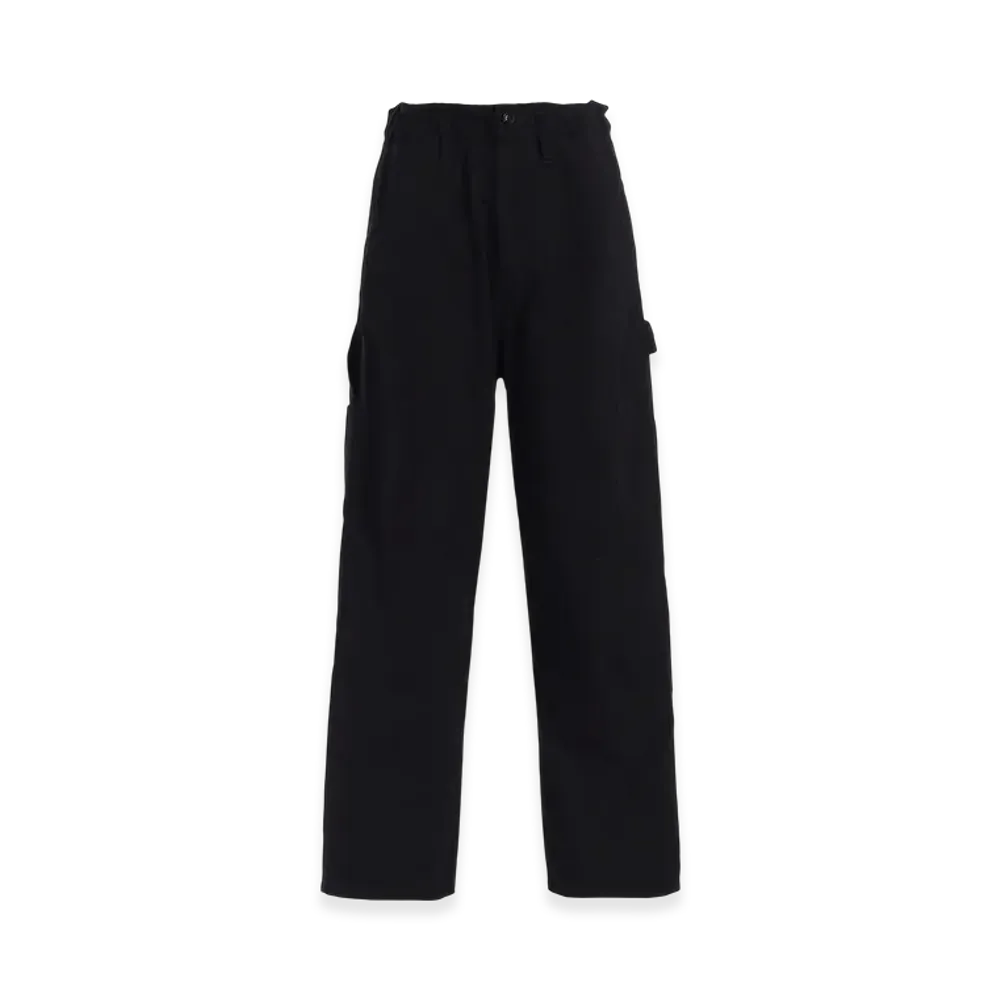 Y's Cotton Twill Garment Dye Work Pants "Black"