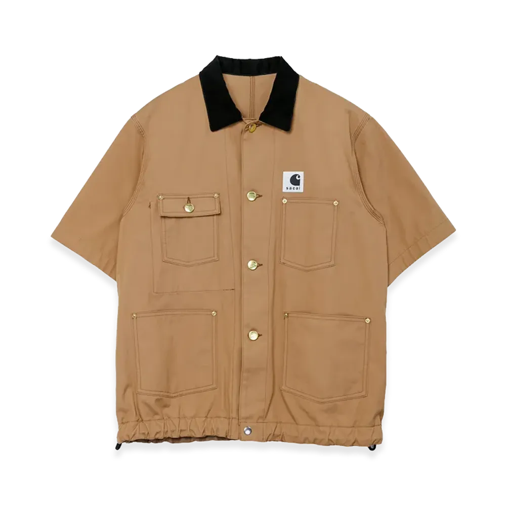sacai x Carhartt WIP Duck Shirt "Beige"