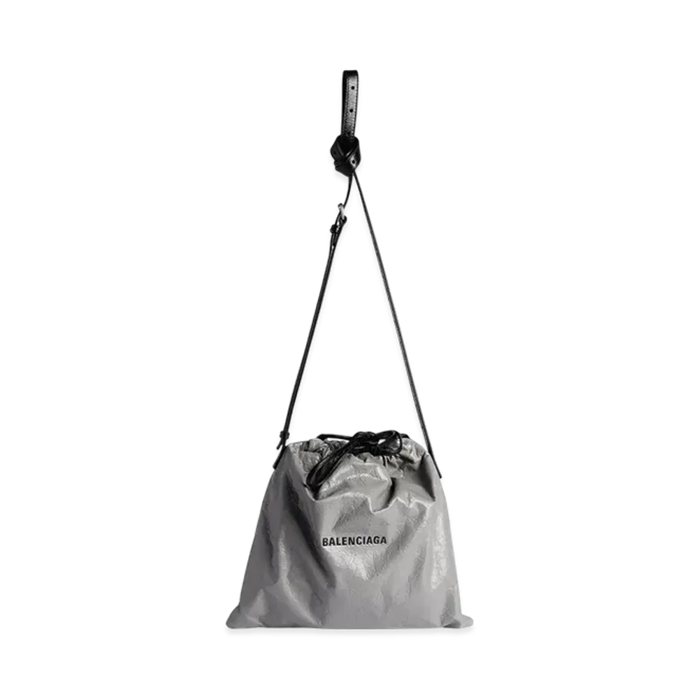 BALENCIAGA Shopper Dustbag Crossbody Pouch Medium "Grey"