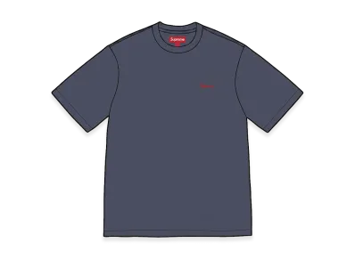 Supreme Washed S/S Top "Navy"
