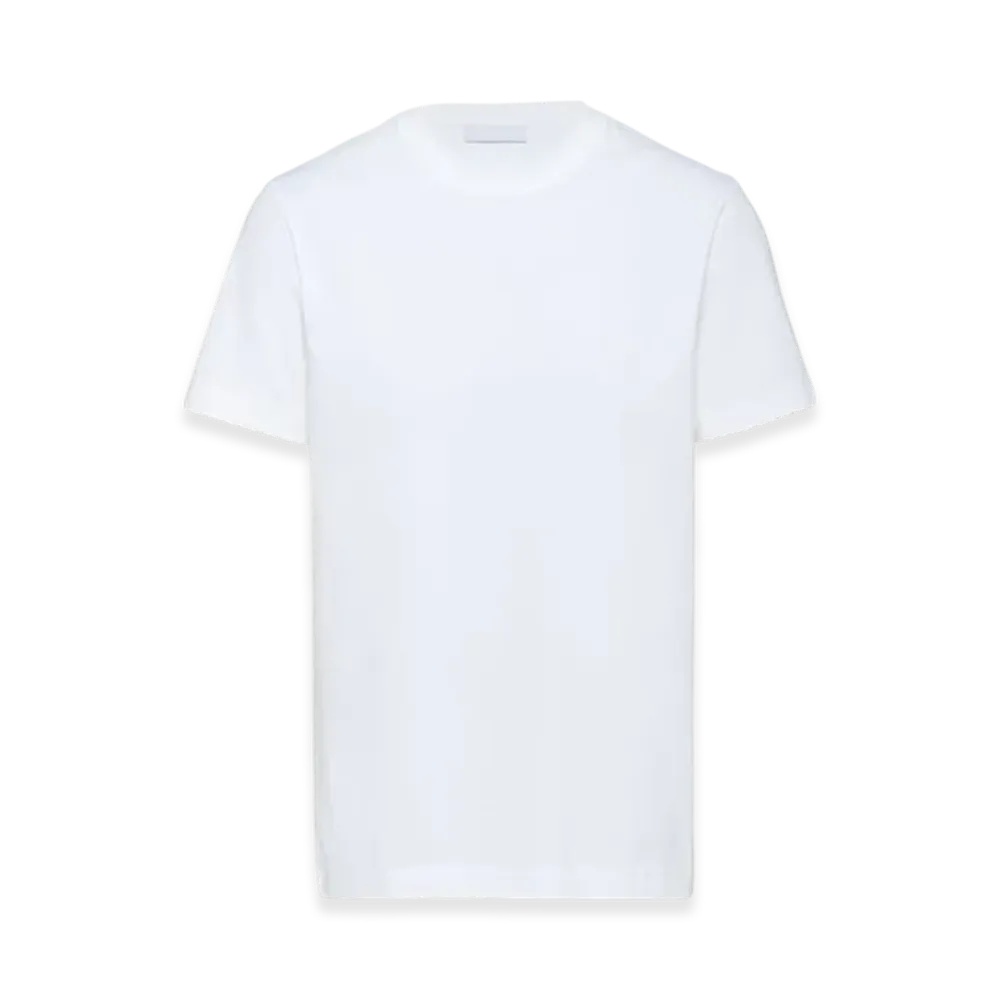 PRADA Stretch Cotton T-Shirt "White"