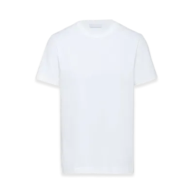 PRADA Stretch Cotton T-Shirt "White"