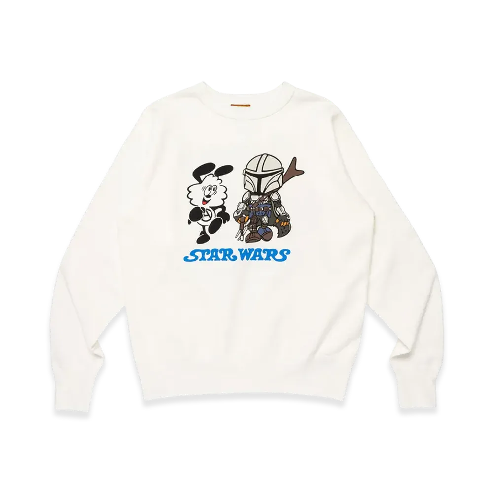 HUMAN MADE x STAR WARS Tsuriami Sweatshirt #1 by VERDY "White"
