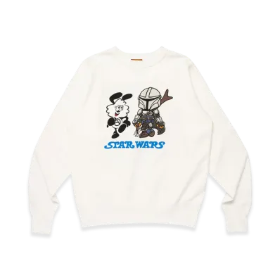 HUMAN MADE x STAR WARS Tsuriami Sweatshirt #1 by VERDY "White"