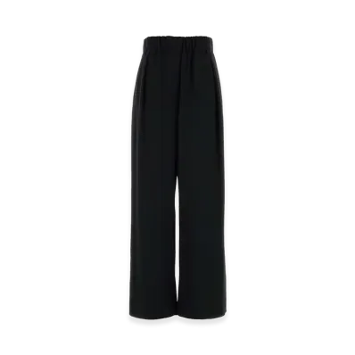 Jil Sander Women's Crepe Wide-Leg Pant "Black"
