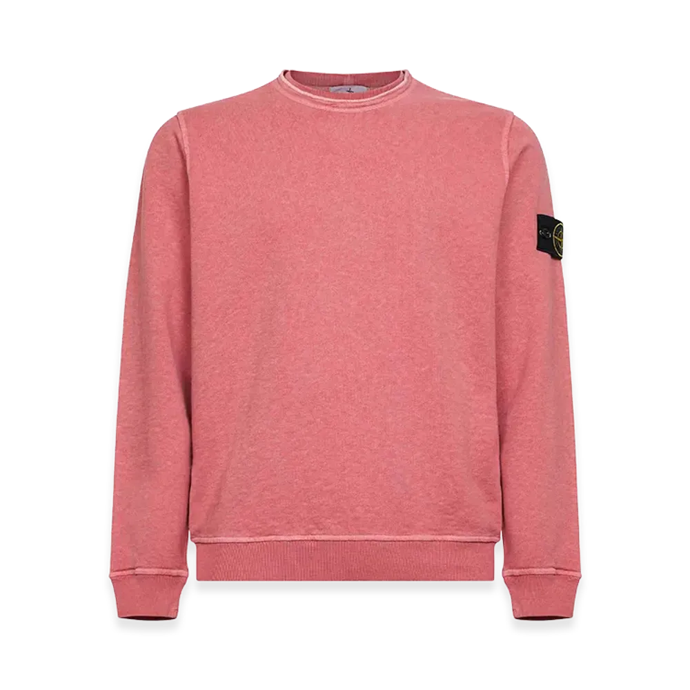Stone Island Cotton Sweatshirt "Dark Pink"