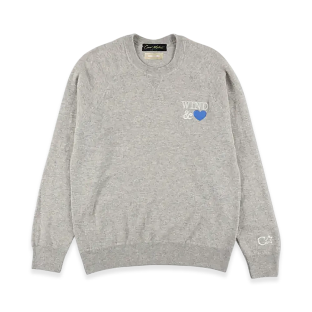 WIND AND SEA x Corto Moltedo Cashmere Sweater "Gray"