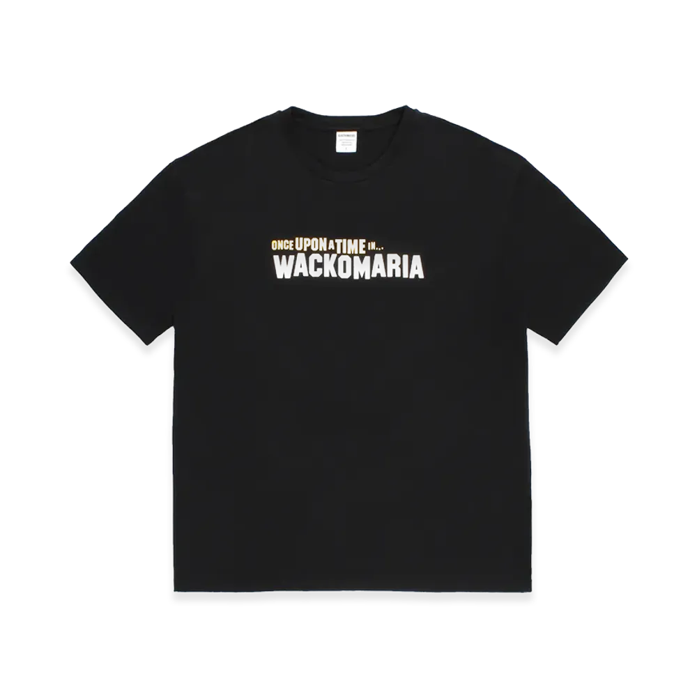 WACKO MARIA Washed Heavy Weight T-Shirt "Black"