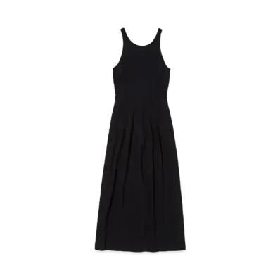 AURALEE Hard Twist Smooth Dress "Black"