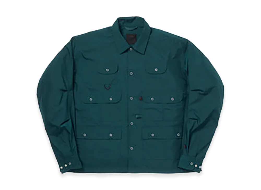 DAIWA PIER39 Tech Multi Fishing Pocket Shirt L/S Solid "Viridian"