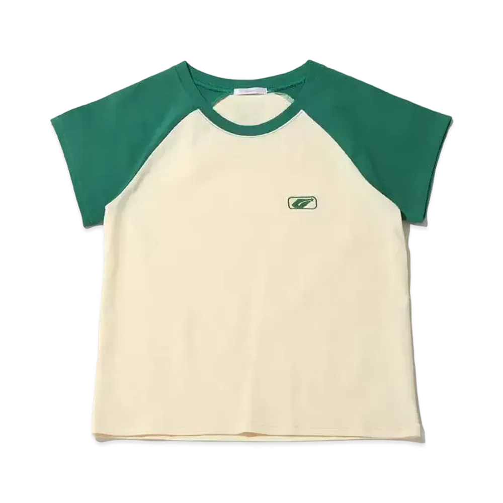 atmos pink Cap Sleeve Raglan T-Shirt "Green"