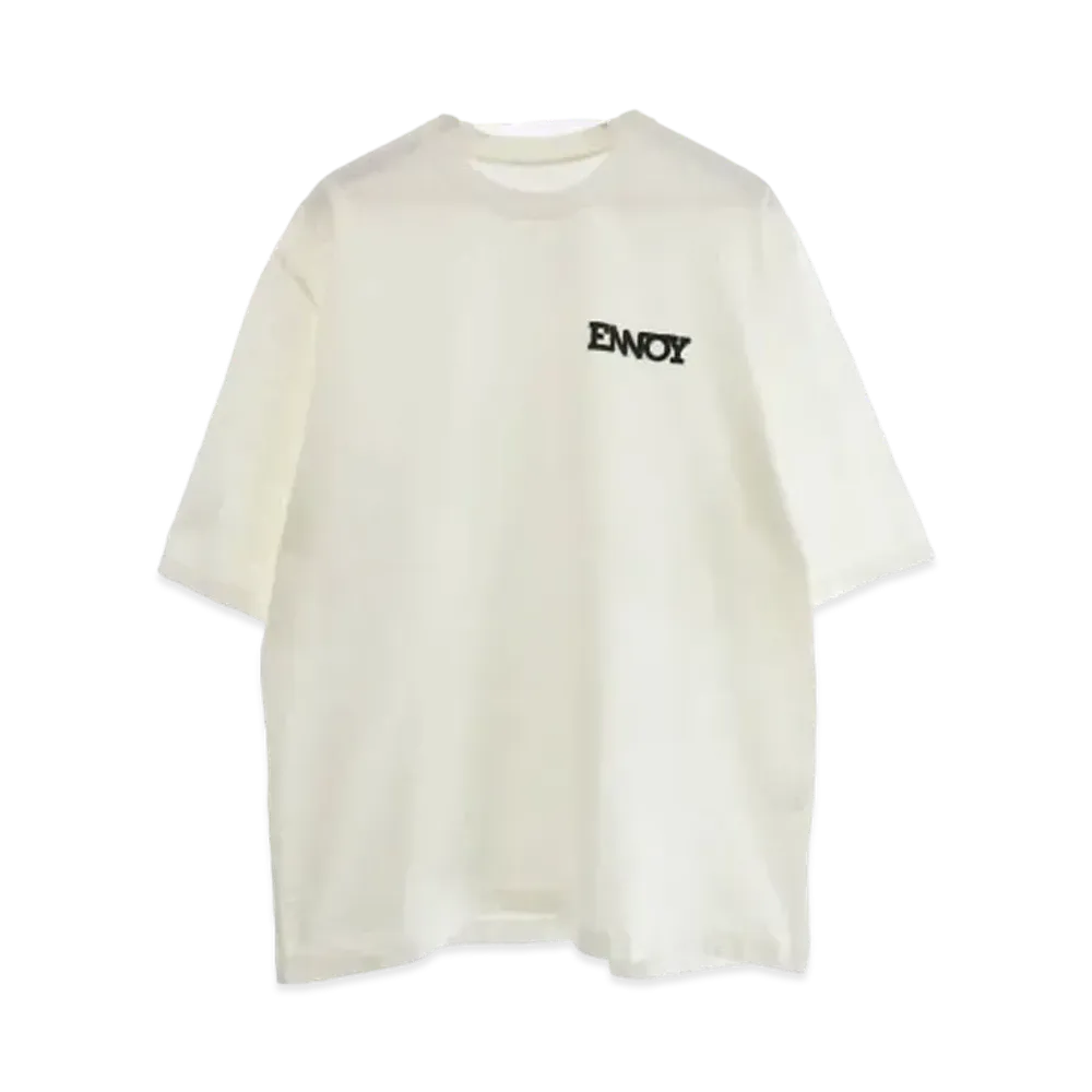ENNOY 21SS Electric Logo S/S Tee "White" SS21BRENCT08NTL