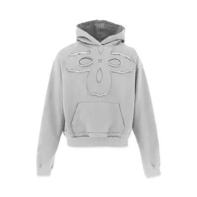 SURGERY Clover Logo Patchs Sweat Hoodie "Grey"