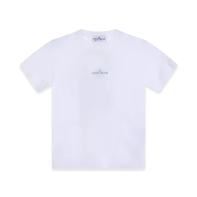 Stone Island Kids Printed T-Shirt "White"