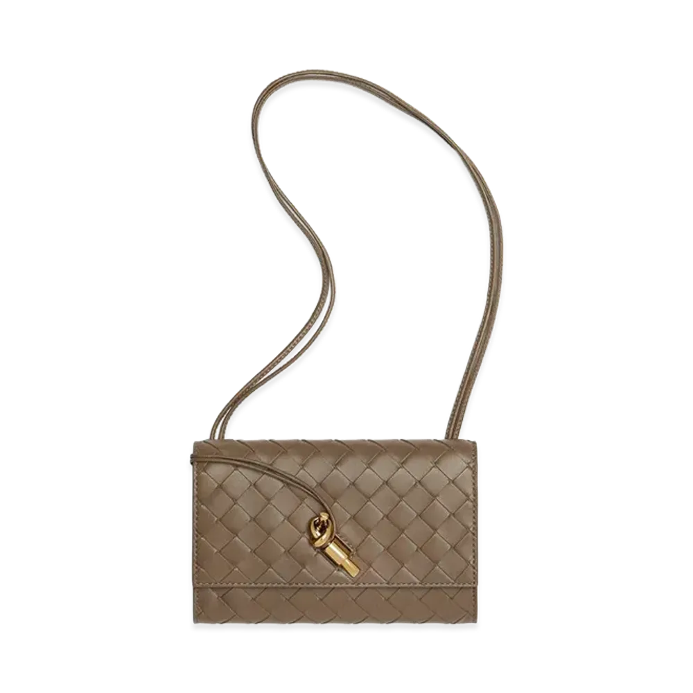 Bottega Veneta Andiamo Strap Pouch "Pinecone"