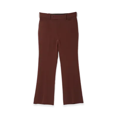 NEEDLES Boot-Cut Trouser Poly Light Double Cloth "Brown"