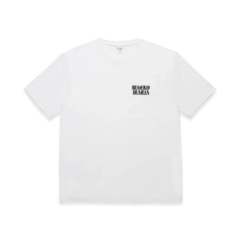 WACKO MARIA Washed Heavy Weight T-Shirt "White"