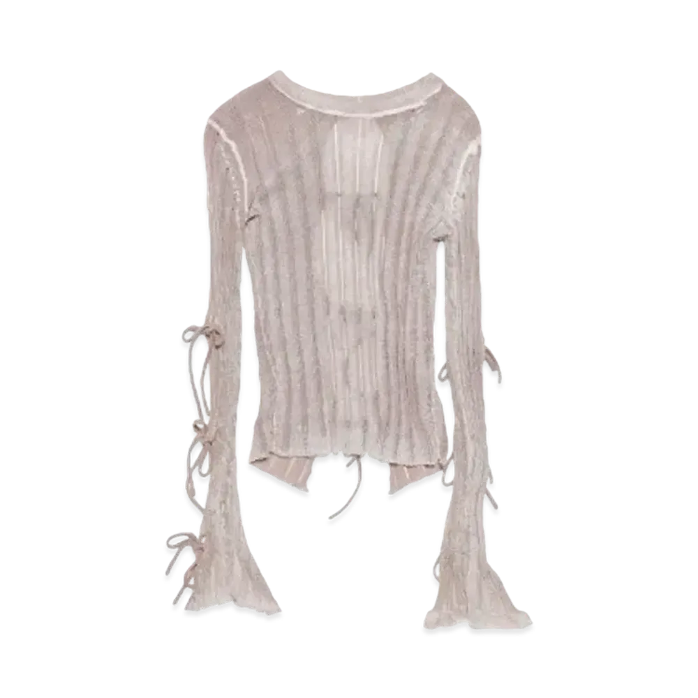 Acne Studios Knot Detail Sweater "Dusty Pink"