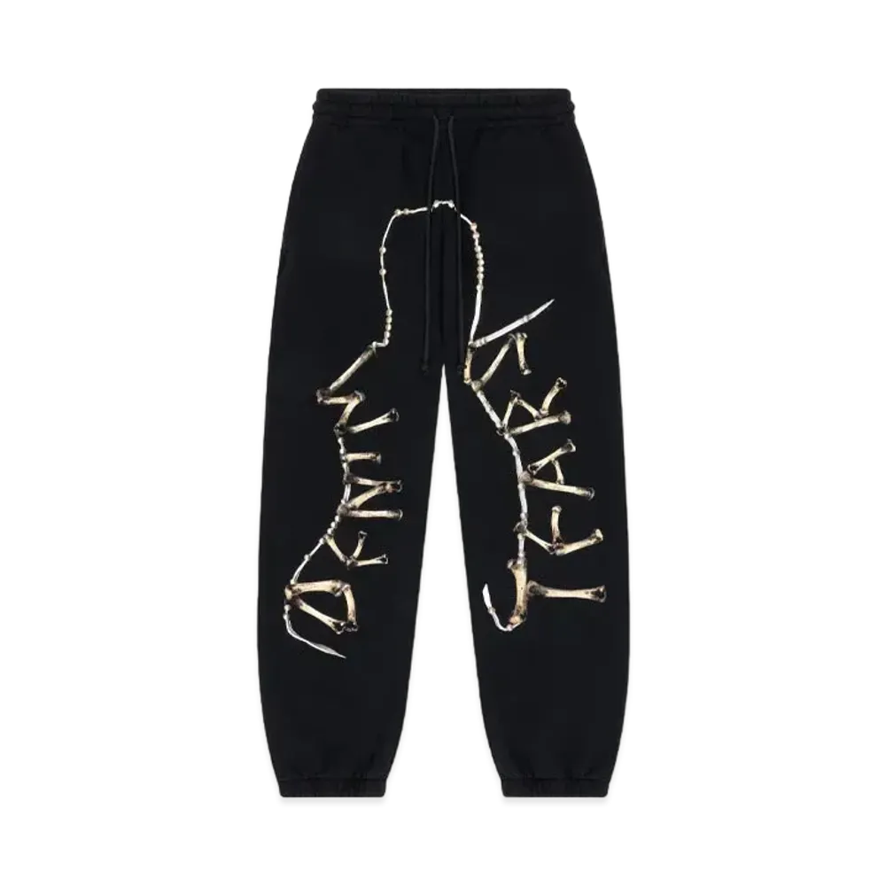DENIM TEARS Chicken Bone Sweatpants "Black"
