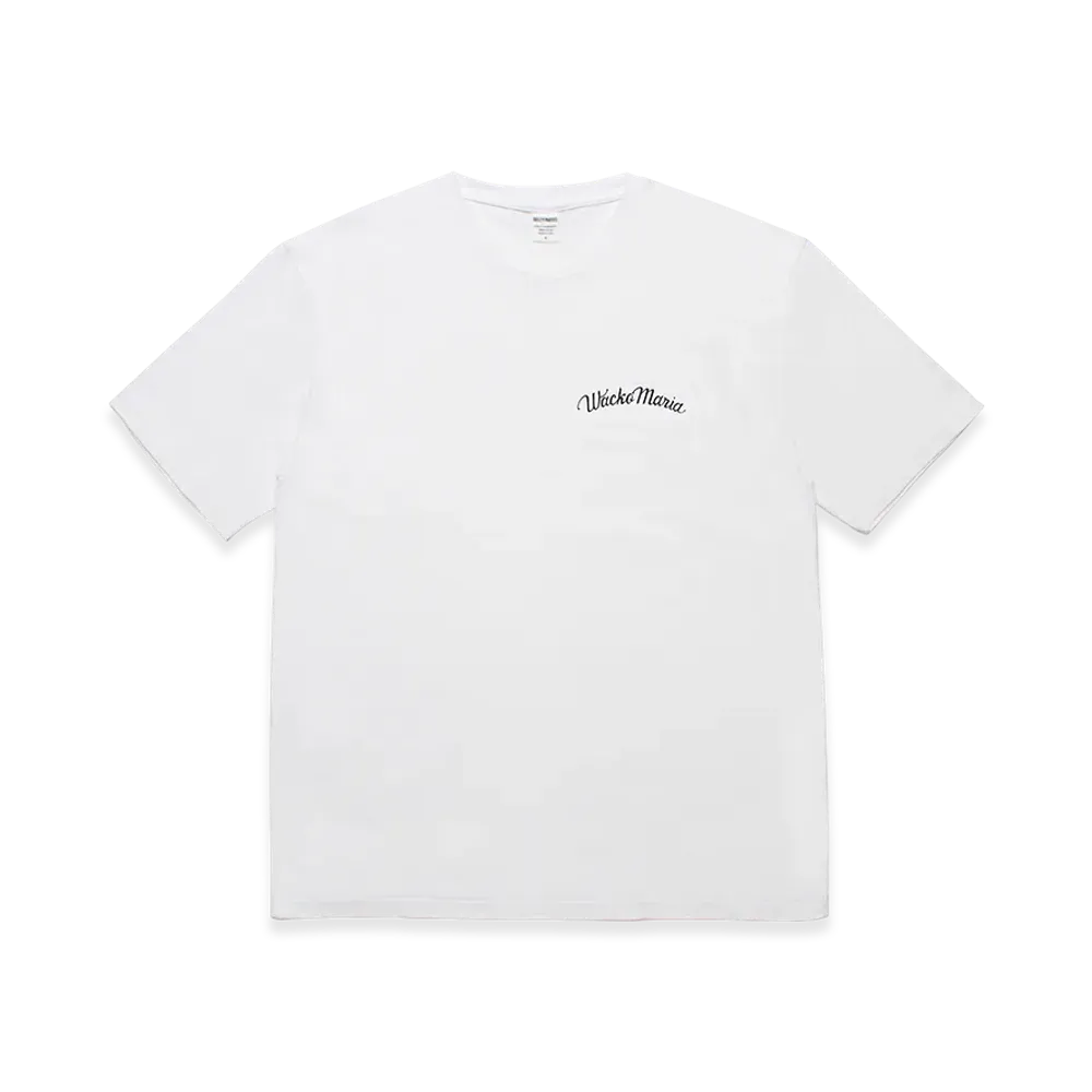 WACKO MARIA Washed Heavy Weight T-Shirt "White"