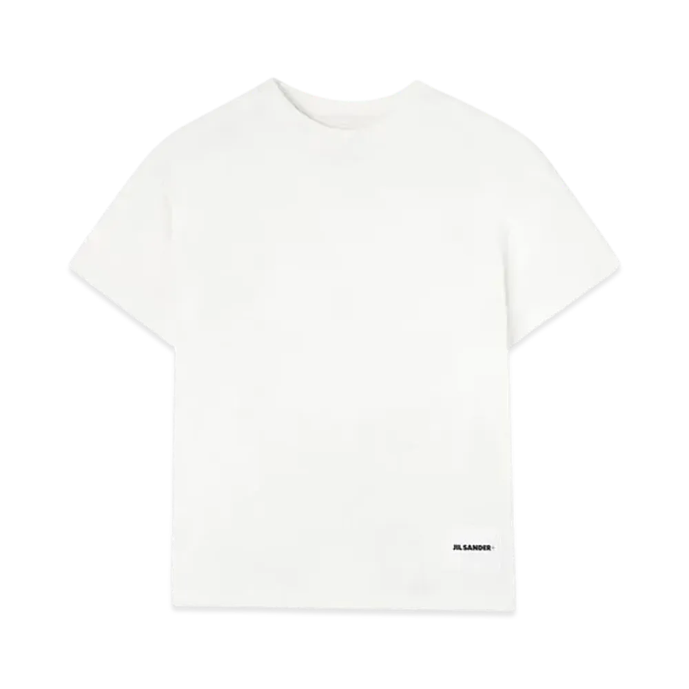 Jil Sander Women's 3-Pack Short-Sleeved T-Shirt Set "Optic White"