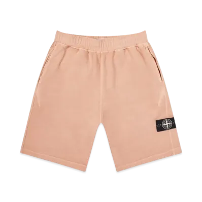 Stone Island 618T3 70% Recycled Cotton Fleece Tinto Terra Bermuda Shorts - 24SS "Rust"