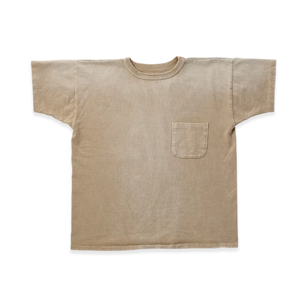 T.T Taiga Takahashi LOT.601 Tee Shirt "Bleached Camel"