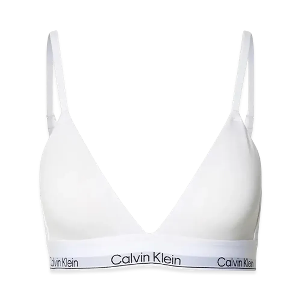 Calvin Klein Icon Cotton Modal Unlined Triangle "White"