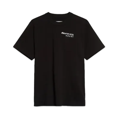 sacai x Mercedes AMG Logo Embroideed Cotton Pocket T-Shirt "Black"