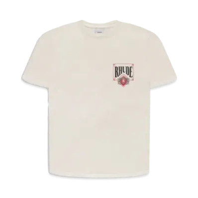RHUDE Card Tee "White Red"