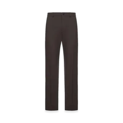 GUCCI Chocolate Gabardine Pant "Brown"