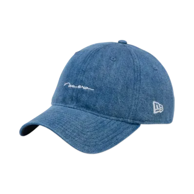 NEW ERA 9Twenty Denim Handwritten Logo "Washed Denim"