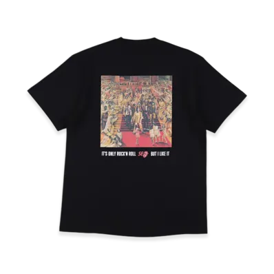 WIND AND SEA x The Rolling Stones It"S Only Rock"N Roll Tee "Black"