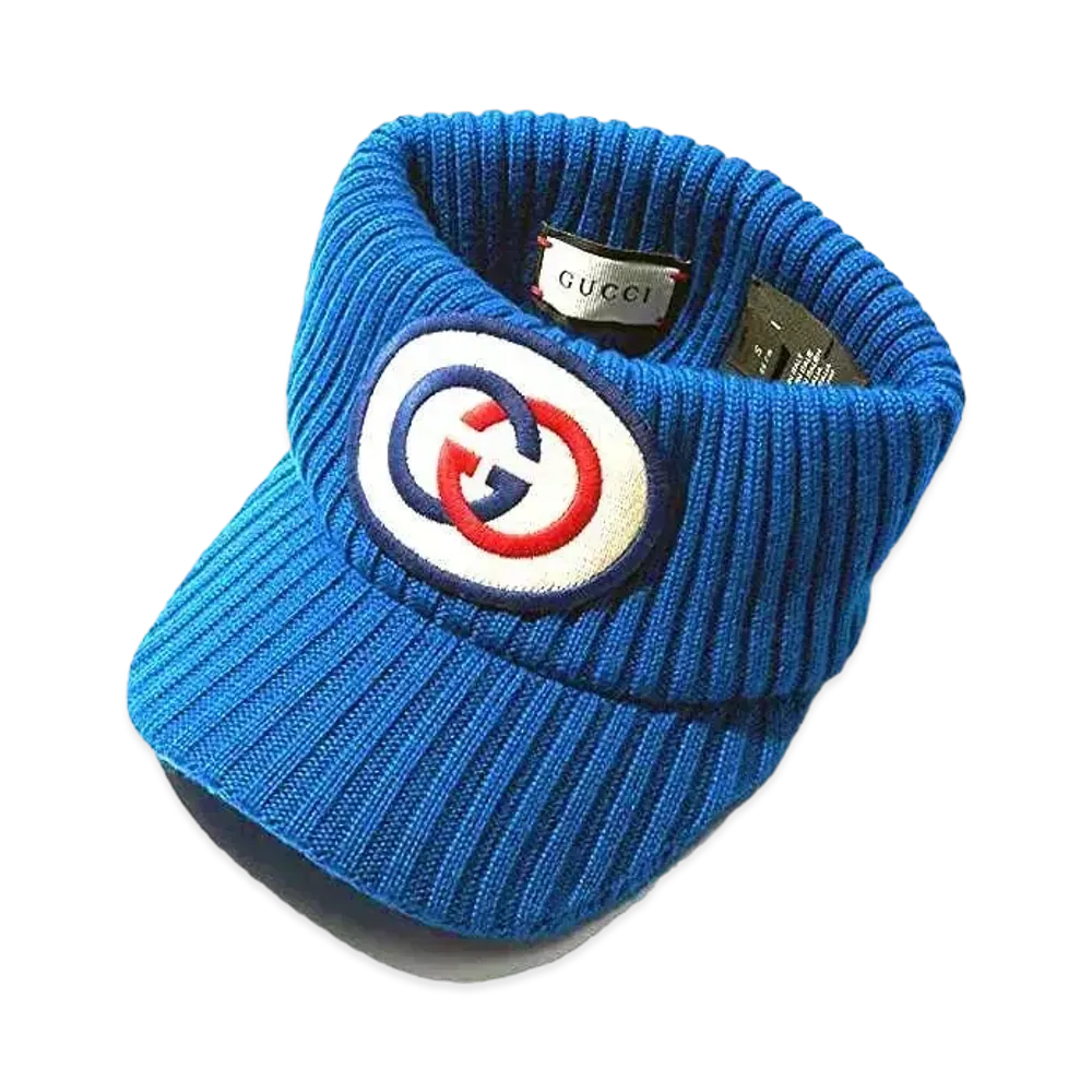 Gucci Knit Sun visor ”Blue”