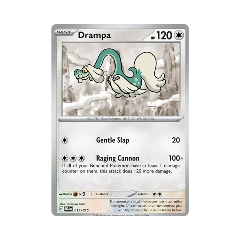 Drampa [M24 EN 015/015](Scarlet & Violet "Mcdonald's 2025 Dragon Discovery")