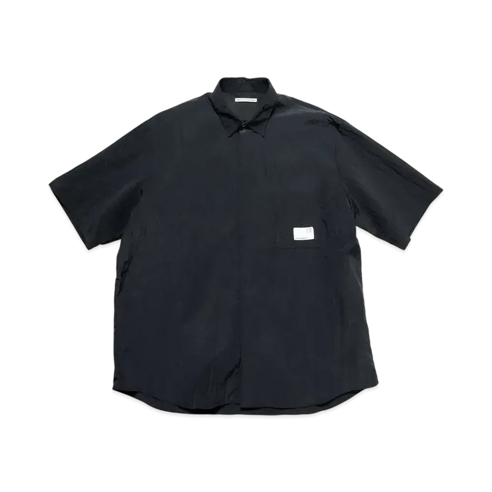 uniform experiment Crystal Nylon Ventilation Shirt "Black"