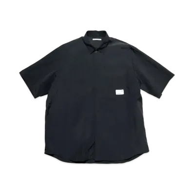 uniform experiment Crystal Nylon Ventilation Shirt "Black"