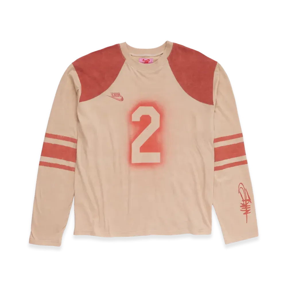 Travis Scott Cactus Jack x Nike Reaper Vintage Football Longsleeve "Beige"