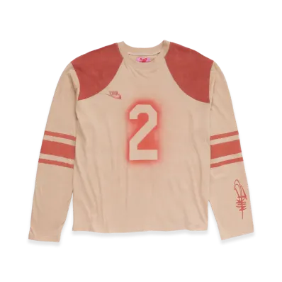 Travis Scott Cactus Jack x Nike Reaper Vintage Football Longsleeve "Beige"
