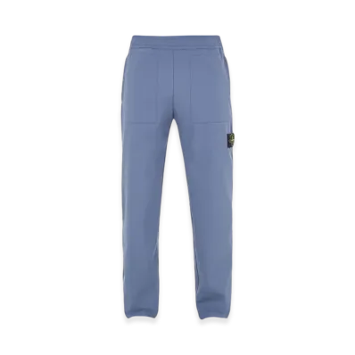 Stone Island 62353 Regular Fit Joggers in Fleece - 24SS "Avio Blue"