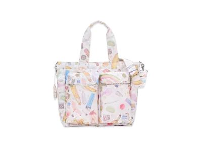 PORTER x Aurel Schmidt 2Way Tote Bag "White"