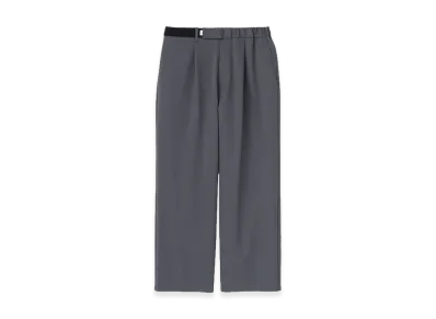 Graphpaper Compact Ponte Wide Chef Pants "Charcoal Gray"
