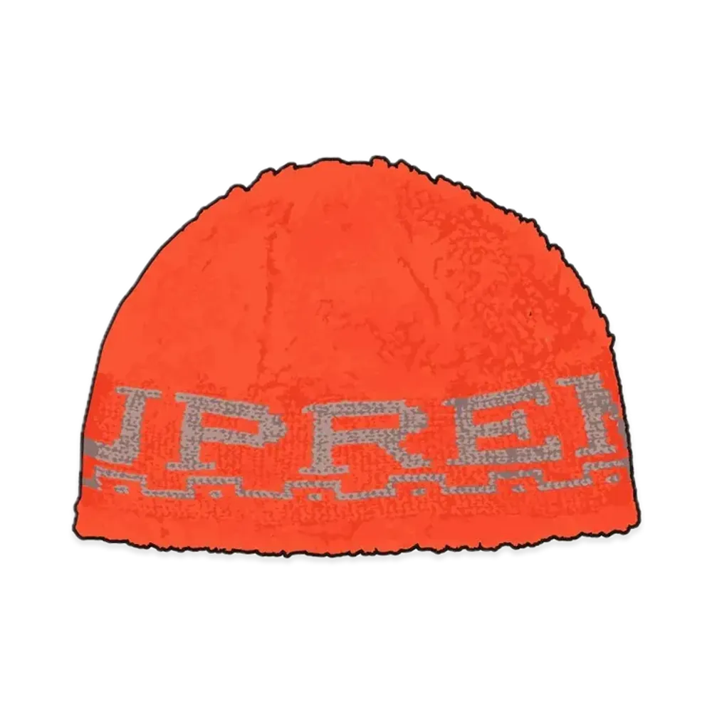 Supreme Sherpa Logo Beanie "Burnt Orange"