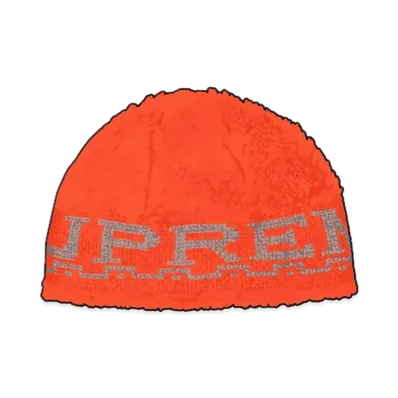 Supreme Sherpa Logo Beanie "Burnt Orange"