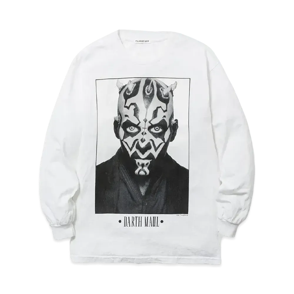 F-LAGSTUF-F "Darth Maul"LS Tee "WHITE"