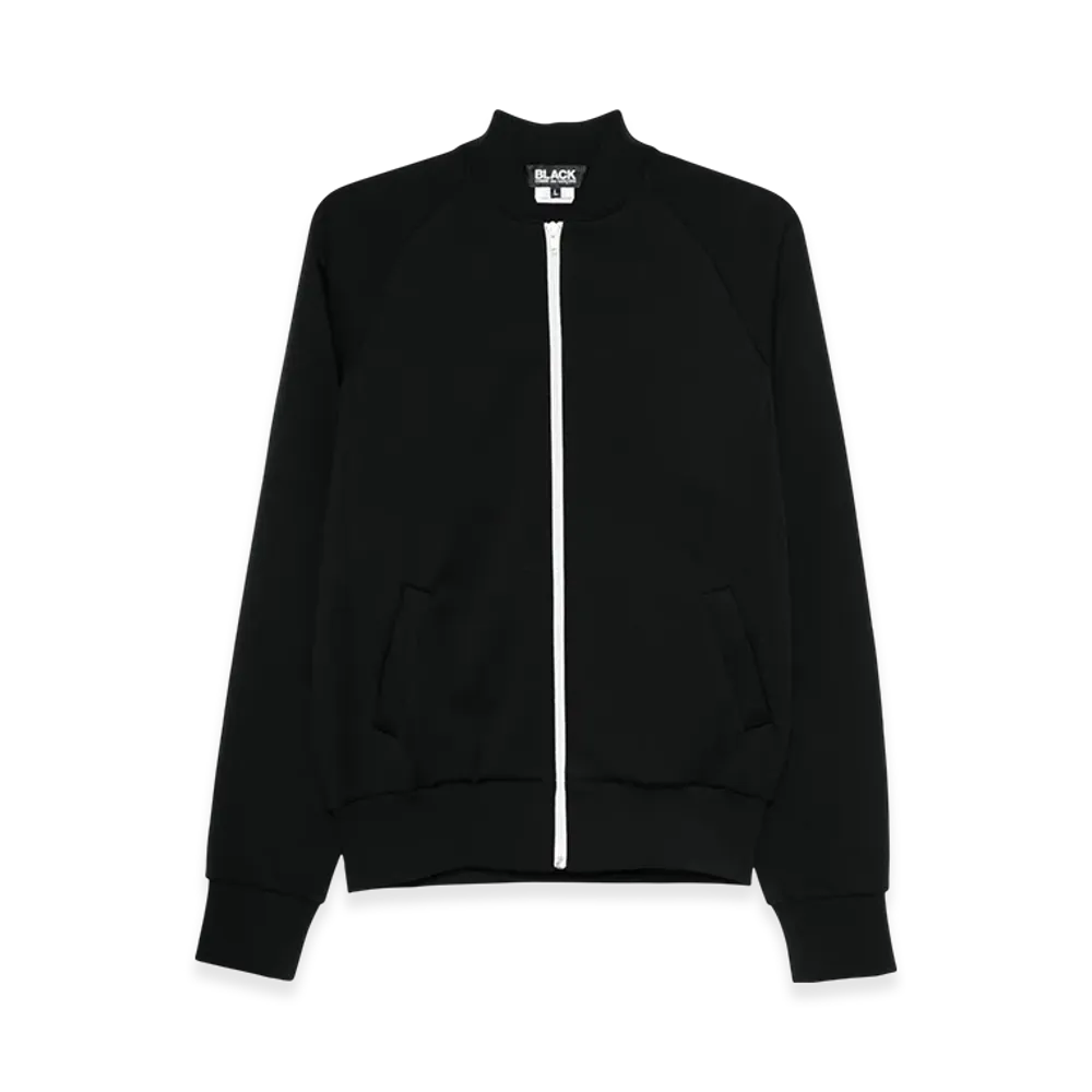 BLACK COMME des GARCONS Zip-Up Sweatshirt "Black"