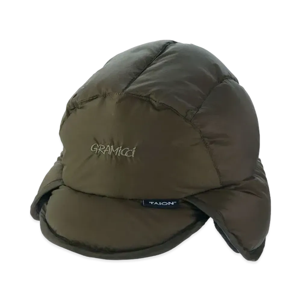 GRAMICCI x TAION Down Mountain Cap "Deep Olive"