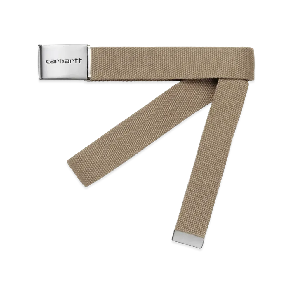 Carhartt WIP Clip Belt Chrome "Leather"
