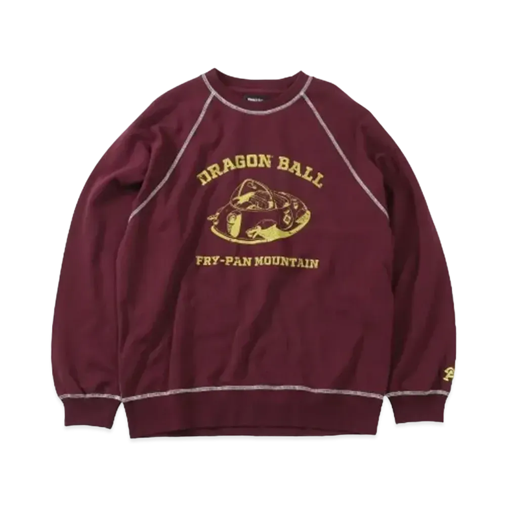 Peace and After x Dragon Ball Hover Car Sweatshirt "Burgundy"