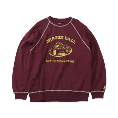 Peace and After x Dragon Ball Hover Car Sweatshirt "Burgundy"